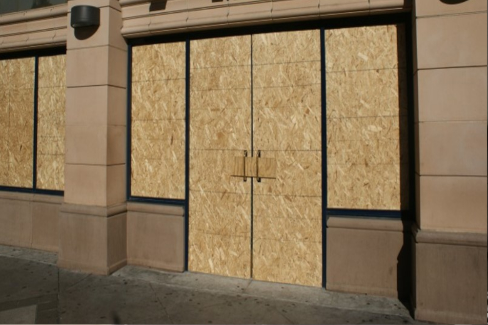 Boarding Up in Petts Wood, St Mary Cray, BR5